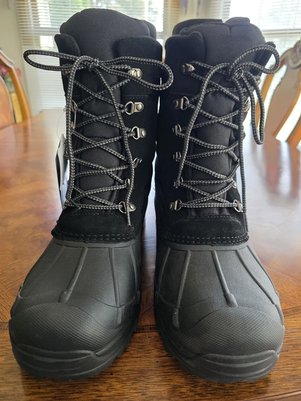 Weatherproof Men's Badger II Waterproof Flat Heel Winter Snow Boots Size 12 M
